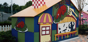 【2D】鈴鹿サーキット”コチラのプッチタウン”壁画制作